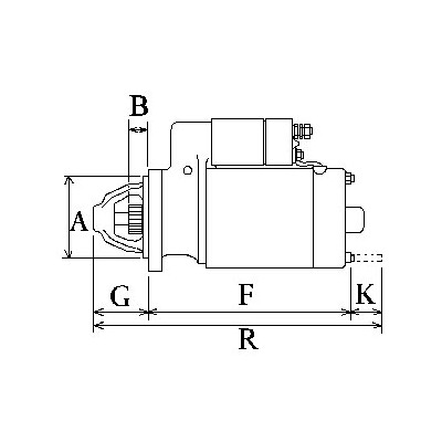 Motor de partida HC-Cargo 116287CAG