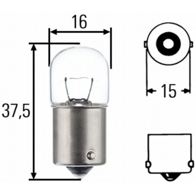 Lâmpada, luz intermitente HELLA 8GA 002 071-353
