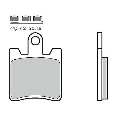 Conjunto de pastilhas de freio BREMBO 07037XSBRE