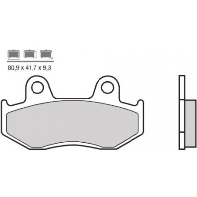 Conjunto de pastilhas de freio BREMBO 07038XSBRE