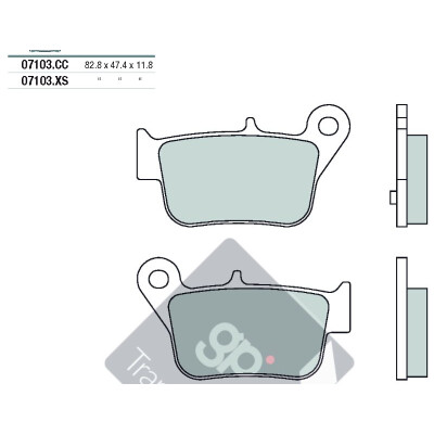 Jogo de pastilhas de freio Brembo