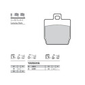 Conjunto de pastilhas de freio, freio Brembo YAMAHA 50 AEROX 97- A/
