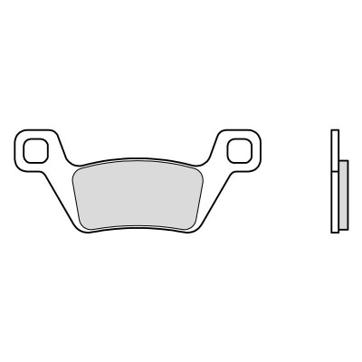 Jogo de pastilhas de freio Brembo