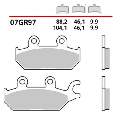 Jogo de pastilhas de freio Brembo