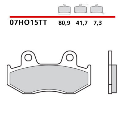 Jogo de pastilhas de freio Brembo