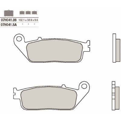 Jogo de pastilhas de freio BREMBO 07HO41SABRE