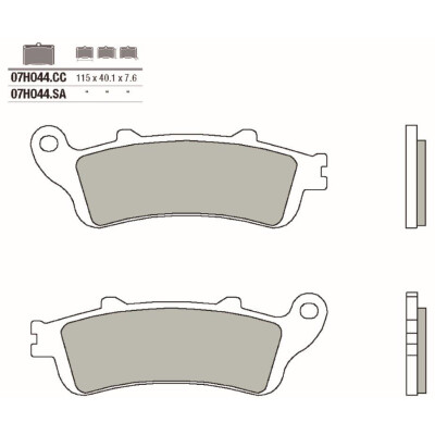 Jogo de pastilhas de freio BREMBO 07HO44SABRE
