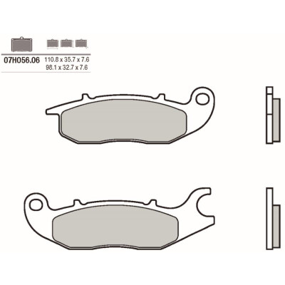 Jogo de pastilhas de freio BREMBO 07HO5606BRE