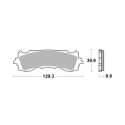 Jogo de pastilhas de freio BREMBO 07HO65SABRE