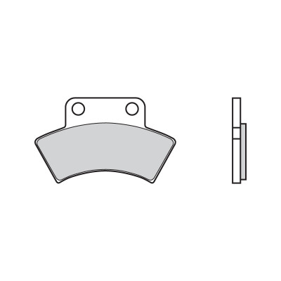 Jogo de pastilhas de freio Brembo