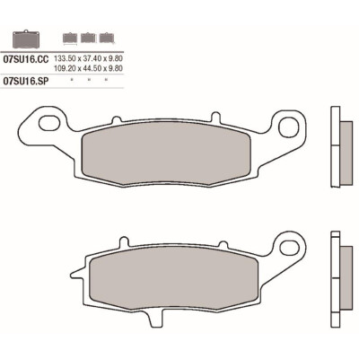 Conjunto de pastilhas de freio BREMBO 07SU16CCBRE