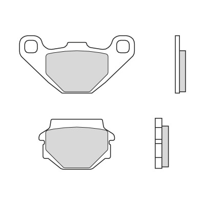 Jogo de pastilhas de freio Brembo