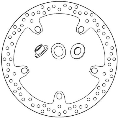 Disco de freio Brembo DP 320X4.5 168B407N2BRE