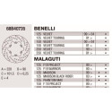 Disco de freio Brembo DP 220X4