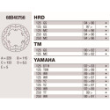 Disco de freio Brembo DP 220X5 68B40756BRE