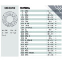 Disco de freio Brembo DP 240X4 68B40769BRE