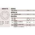 Disco de freio Brembo DP 240X4 68B40776BRE