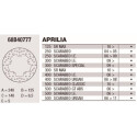 Disco de freio Brembo DP 240X5 68B40777BRE