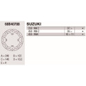 Disco de freio Brembo DP 240X4 68B40788BRE