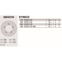 Disco de freio Brembo DP 260X5 68B40794BRE