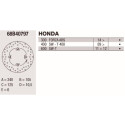 Disco de freio Brembo DP 240X6 68B40797BRE