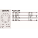 Disco de freio Brembo DP 240X6 68B407A8BRE