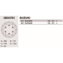 Disco de freio Brembo DP 260X4.5 68B407B3BRE