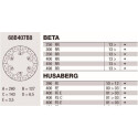 Disco de freio Brembo DP 260X3.7 68B407B8BRE