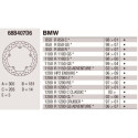 Disco de freio Brembo DP 305X5