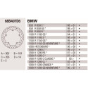 Disco de freio Brembo DP 305X5