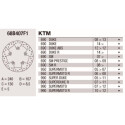 Disco de freio Brembo DP 240X5 68B407F1BRE