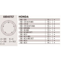Disco de freio Brembo 320X5 68B407G7BRE