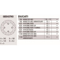 Disco de freio Brembo 245X5 68B407H0BRE
