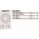 Disco de freio Brembo DP 282X5 68B407H5BRE