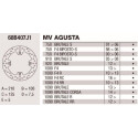 Disco de freio Brembo DP 210X5 68B407J1BRE