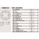 Disco de freio Brembo DP 220X5 68B407J2BRE