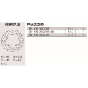 Disco de freio Brembo DP 240X5 68B407J6BRE