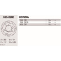 Disco de freio Brembo DP 260X3