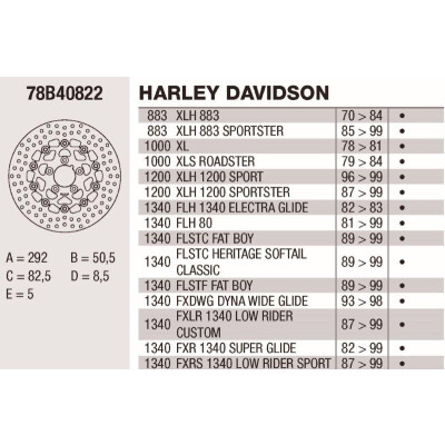 Disco de freio Brembo DP 292X5 78B40822BRE