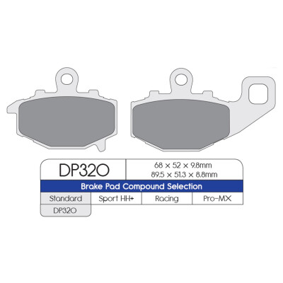 Conjunto de pastilhas de freio Brembo DP320