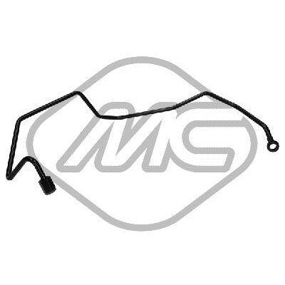 Duto de óleo, turbocompressor METALCAUCHO 92155