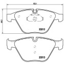 Jogo de 4 pastilhas de freio BREMBO P 06 054X