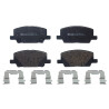 Jogo de 4 pastilhas de freio BREMBO P 07 012