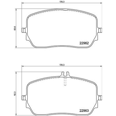 Jogo de 4 pastilhas de freio BREMBO P 50 149