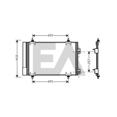 Condensador, ar condicionado EACLIMA 30C10020ELA
