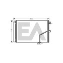 Condensador, ar condicionado EACLIMA 30C50049ELA