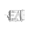 Condensador, ar condicionado EACLIMA 30C54019ELA