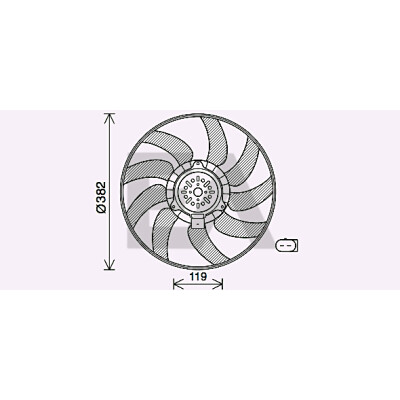 Ventilador, refrigeração do motor