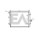 Radiador, refrigeração do motor EACLIMA 31R77050ELA