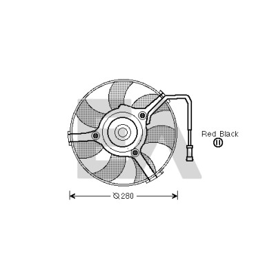 Ventilador, refrigeração do motor